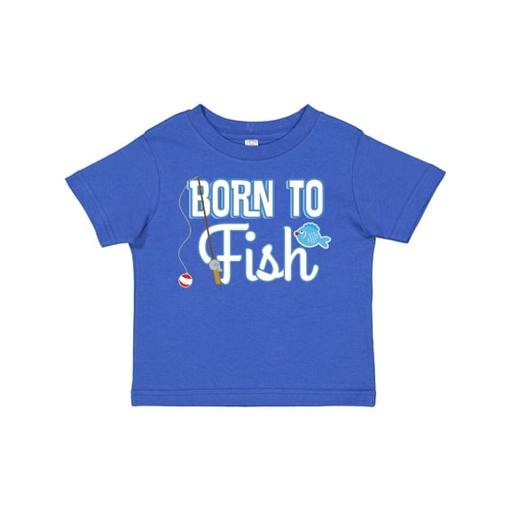 Inktastic Born to Fish Go Fishing Boys or Girls Toddler T-Shirt