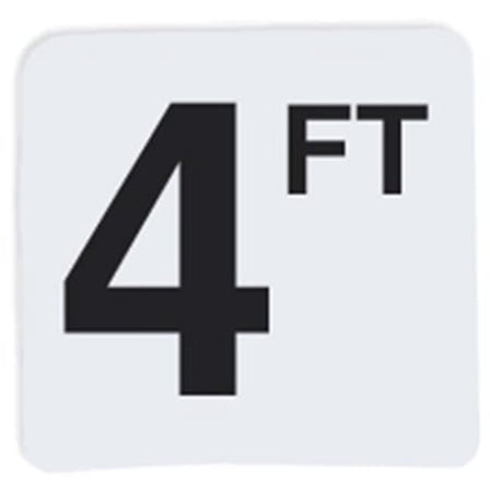 Inlays V620040 6 in. Vinyl Stickon 4 ft.