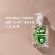 Germ-X Subtle Green Apple Scented Hand Sanitizer, Vitamin E & Plant-Based Alcohol, {8 fl oz}