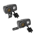 thumbnail image 4 of Mosiee 12V/24V Bike Usb Phone Charger Adapter For Qc3.0 With On/Off Switch Voltmeter, 4 of 7