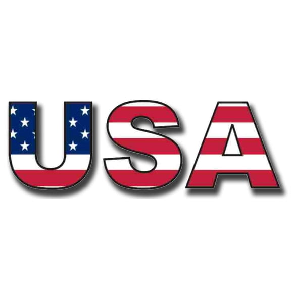 3.8 Inch Patriotic USA Window Sticker Decal