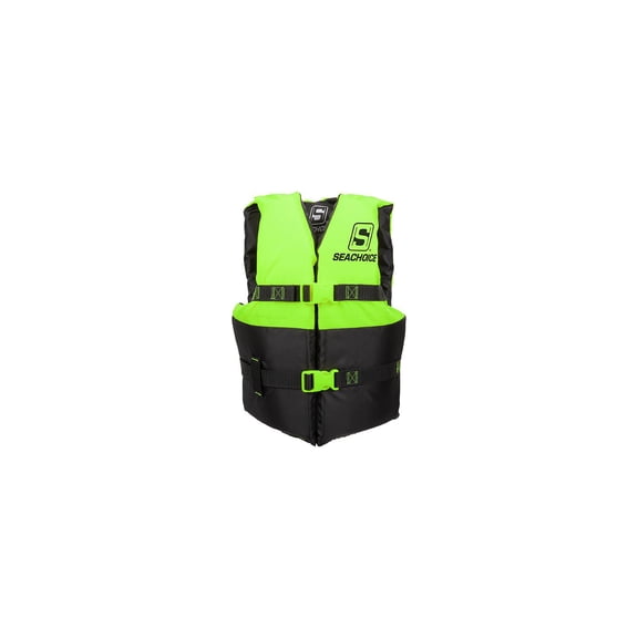 Seachoice 85153 General Purpose Life Vest - Level 70, Youth, Green