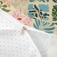 thumbnail image 4 of jejeloiu Neutral Floral Twin Duvet Cover For Girls,Warm Pattern Twin Bedding,Beige Multi Color,Reversible,2-Piece,1 Duvet Cover and 1 Pillowcase, 4 of 6