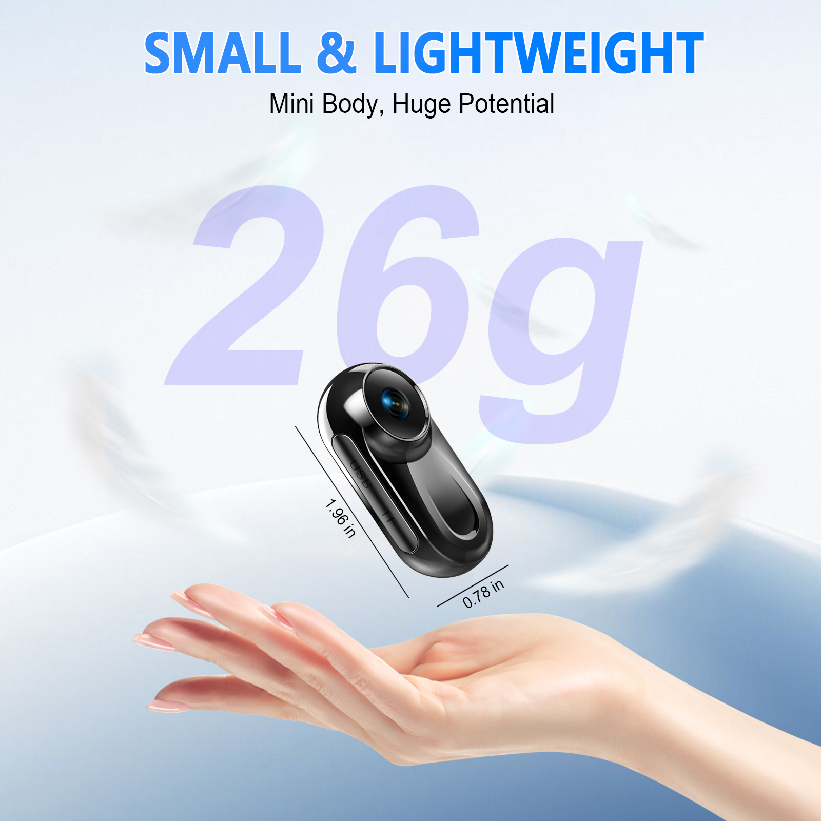 Geryst Mini 1080P Action Camera with 360° Clip Mount photo 2
