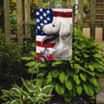 thumbnail image 2 of Slovak Cuvac Dog American Flag Garden Flag, 2 of 3