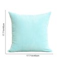 thumbnail image 3 of LSLJS Corduroy Throw Pillow Covers, 18x18 inch Velvet Corduroy Solid Color Striped Pillowcases Soft Breathable Pillow Case Decorative Square Cushion Cover Spring Home Decor for Couch Sofa Bedroom, 3 of 8
