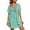 a-29Mint Green9, variant on Women V Neck Crochet Lace Patchwork Short Sleeve Loose Flowey Tassel Tie Tunic Dress Lightweight Breathable Beach Cover Up Dress