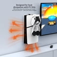 thumbnail image 2 of Support Mural pour Console PS5 Slim, Ensemble de Crochets de Rangement, Installation Facile, Accessoires, 2 of 10