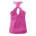 thumbnail image 5 of New Women Solid Slim Vest Top Women Racerbacks Workout Yoga Tank Tops Sleeveless Women Activewear Tops, 5 of 7