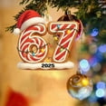 thumbnail image 6 of Christmas 67 Acrylic Ornament, Six Seven Funny Christmas TreeOrnament, 67 Christmas Ornament, Multi-Purpose for Xmas Holiday & Birthday Decorations, for Humor Lovers and Gift Givers A, 6 of 6