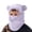 a-Purple123, variant on VNKIDY Boys Girls Hat Kids Winter Solid Color Balaclava Padded Windproof Hood With Face Mask Drawstring For Cold Weather Outdoor Wear Purple
