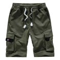 thumbnail image 2 of Bermudas 2024 Pantalones Cortos Cargo Holgados Y Casuales Pa, 2 of 8