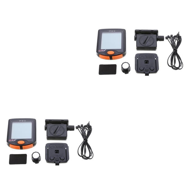 Greeniant Para bicicleta multifunción bicicleta ordenador luminoso odómetro pantalla LCD Digital inalámbrico velocidad medidor ciclismo No.01 2piezas Greeniant CBP000937