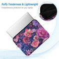 thumbnail image 2 of FORMRS 15-15.6 inch Laptop Sleeve Case Soft Carrying Quilted Computer Bag Cover, Vibrant Art Flowers, 2 of 7