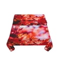 thumbnail image 5 of Wukai Autumn Maple Leaves Waterproof Tablecloth for Kitchen Dining, Fits Square Tables for 2-4 Seats -54"x54", 5 of 7