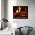 thumbnail image 4 of Nawypu  Canvas Wall Art Prints Table set for dinner  Blackout power cut Retro Frame Paintings Poster Home Decor Artwork Ready to Hang for Living Room Bedroom, 4 of 6