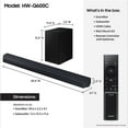 thumbnail image 2 of Samsung HW-Q600C 3.1.2ch Soundbar & Subwoofer with Dolby Bundle with Movies Streaming + Deco Gear 2X 4K HDMI 2.0 Cable & CPS Exclusive 26 Month Protection Pack, 2 of 12