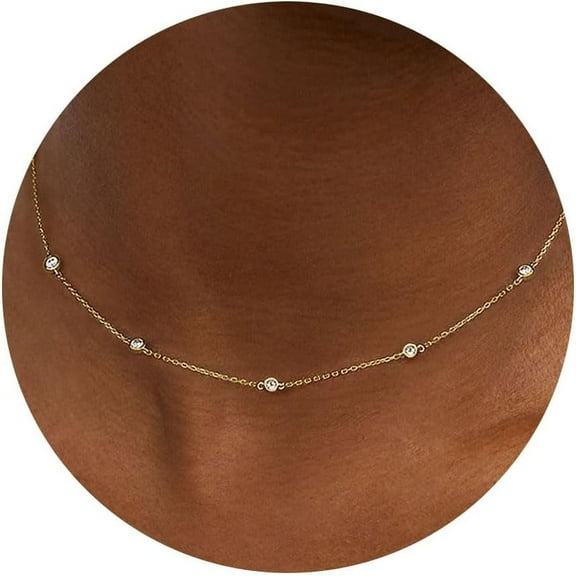 Necklaces For Women - 14K Gold/White Gold Plated For Everyday Wear | Dainty And Elegant Diamond Jewelry[Z820]