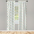 thumbnail image 3 of Ambesonne Ice Cream Curtains, Summer Dairy Dessert, Pair of 28"x63", Multicolor, 3 of 5