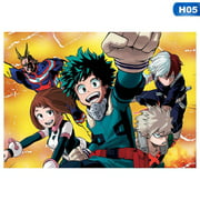 AkoaDa Stylish Anime Boku No Hero Academia Poster My Hero Academia Wall Poster Home Wall Decor 42*29Cm