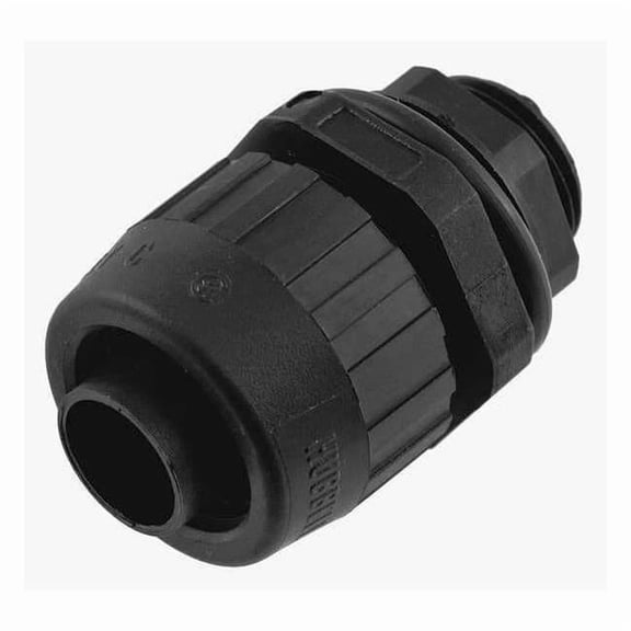 Hubbell Wiring Device-Kellems Conduit Fitting,Nylon,Trade Size 1/2in P050NBKA