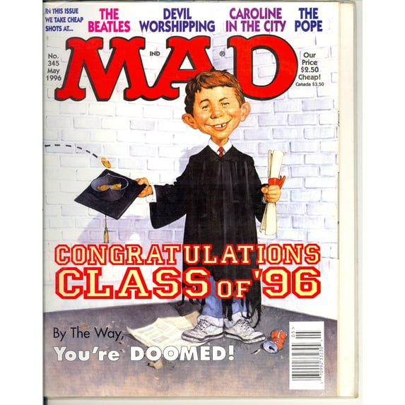 MAD Magazine #345 May 1996 - Good Condition