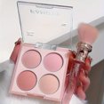 thumbnail image 3 of CHUANK 4 Colors Blush Palette - Soft  Compact  Low Saturated Powder with Vibrant Matte Gradient Colors for Natural Everyday Look - Perfect for All Skin Tones, 3 of 7