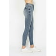 thumbnail image 4 of Judy Blue Full Size Tummy Control Contrast Wash Skinny Jeans, 4 of 6