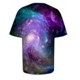 thumbnail image 6 of DHFJKG 2 Piece Sets For Women Summer Workout Outfits Short Sleeve Loungewear Sets Galaxy Printed Leggings Casual Tracksuits Versatile Outfit, 6 of 6