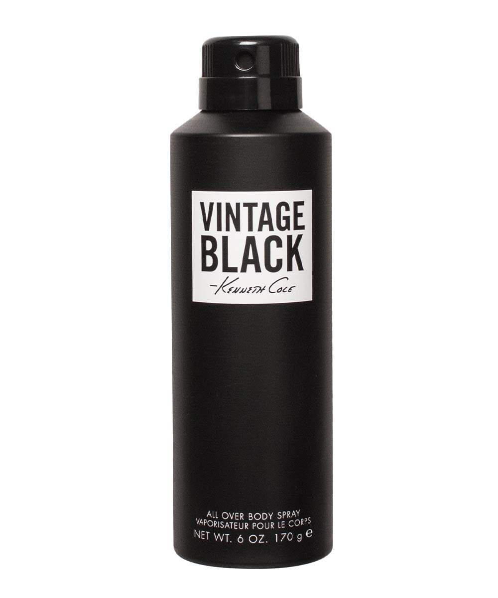 (3 pack) Kenneth Cole Vintage Black Body Spray for Men, 6 oz