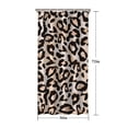 thumbnail image 5 of Beige and Black Of Leopard Print Shower Curtain 36"x72" ,Bathroom Decorative Shower Curtains Set with 12 Hooks,Modern Waterproof Washable Shower Curtain, 5 of 6