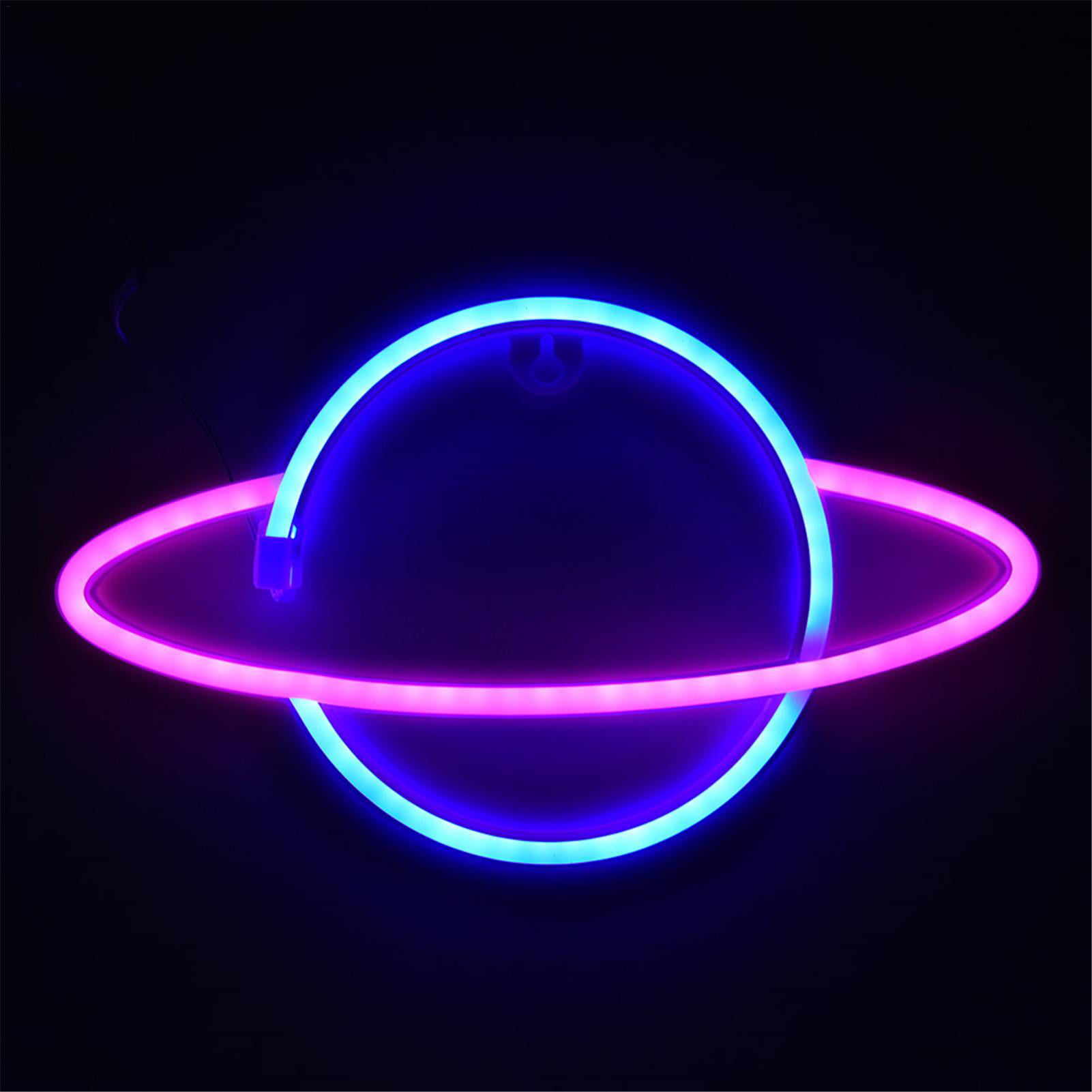 Led Planet Neon Light Signs Usb Or Battery Powered Soft Night Light