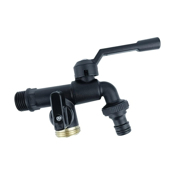 Conector de grifo para manguera de jardín Resistente al desgaste Multifunción Fácil de usar 1 en 2 C