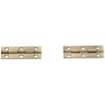 thumbnail image 4 of National Hardware N211-235 Decorative Narrow Hinge, 2 in H Door Leaf, 0.04 in Thick Door Leaf, Brass, Solid Brass, 5 lb, 4 of 7