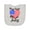 AC-Heather Grey, variant on Inktastic My First Fourth of July American Flag Heart Newborn Bib