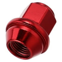 Red Car Hub Protective Cap Tire Screw Cover Auto Replacement Wheel Hub Lug Nut Protector 2pcs