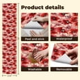 thumbnail image 5 of Flower Peel and Stick Wallpaper 23.6in x 9.8ft Red Pink Floral Delicate Blossoms Contact Paper Vinyl Waterproof Self Adhesive Wall Paper for Bedroom Shelf Cabinet Renter Friendly, 5 of 8