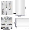 thumbnail image 2 of Privacy Window Film Frosted Stripe Window lass Films Non-Adhesive Static Cling Window Stickers for Meeting Room Home Office (17.7x157inch(44.3x400cm)), 2 of 8