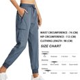 thumbnail image 2 of Pantalones cargo para mujer, ligeros, de secado rápido, para senderismo, entrenamiento atlético, salón, informal, al aire libre, 2 of 6