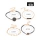 thumbnail image 3 of Conjunto de pulseras boho para mujer, 5 piezas, elegantes pulseras con cuentas negras y forma geométrica, brazaletes y pulseras, conjunto de joyas para mujer y niña, 3 of 6