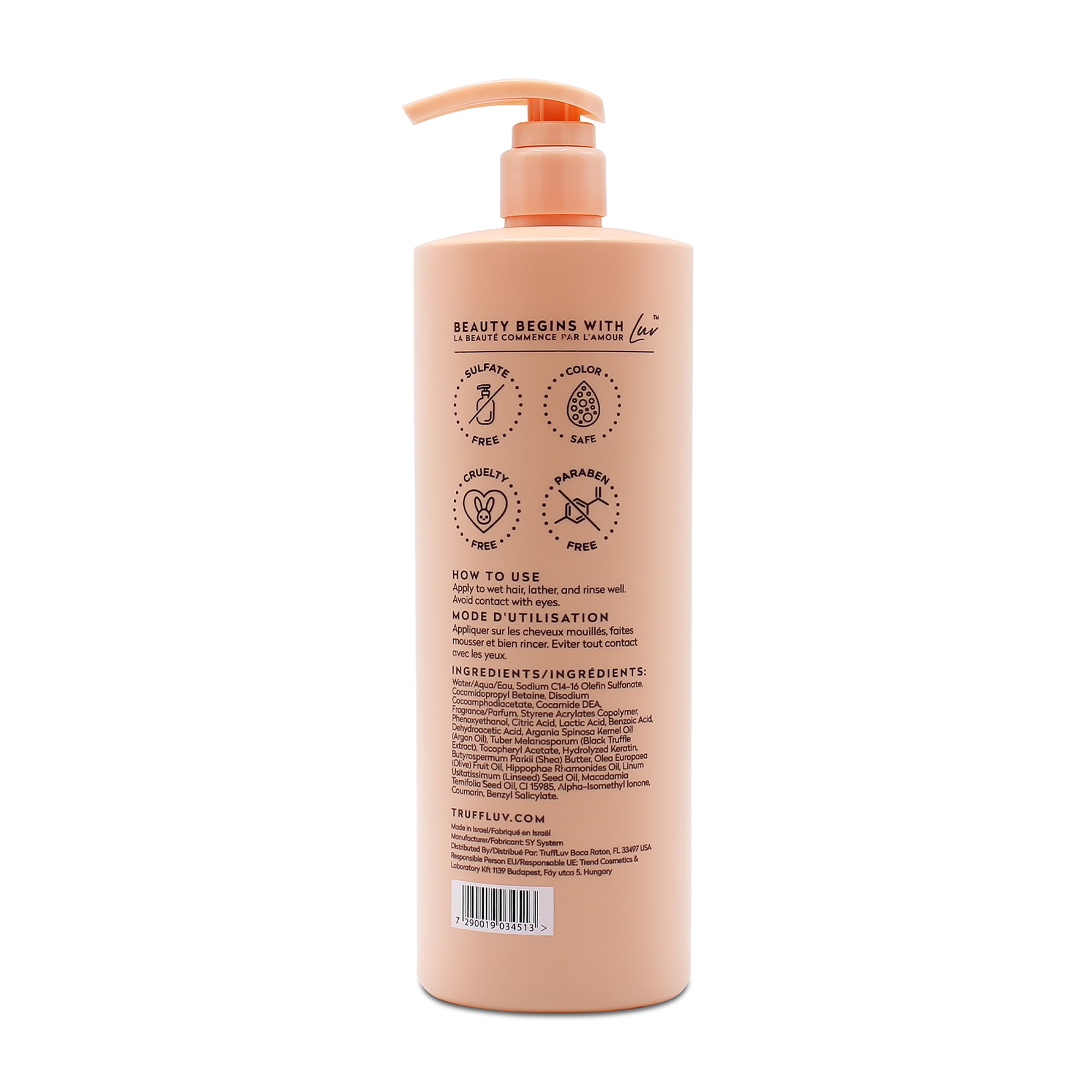 TruffLuv Argan Shampoo, Clarifying Shampoo, 33.8 oz