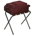 thumbnail image 5 of Household Essentials Luggage Rack, Black Frame with Khaki Straps, 5 of 5