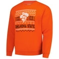 thumbnail image 2 of Men's  Orange Oklahoma State Cowboys Holiday Fleece Sweatshirt, 2 of 3