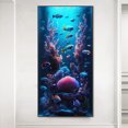 thumbnail image 1 of Pintura de diamante 5D DIY Taladro redondo completo Mundo submarino Decoración Arte Artesanía (K789) JShteea El nuevo, 1 of 9