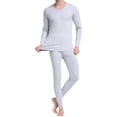 thumbnail image 1 of Sonducket Ropa interior térmica para hombre, ropa interior elástica de manga larga con cuello para invierno, ropa interior para Camisetas Gris XL, 1 of 6