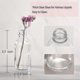 thumbnail image 3 of 12, 2 Oz Small Clear Glass Bottles (60ml) With Lids 3 Stainless Steel Funnels - Boston Round Sample Bottles - Mini Travel Bottles, No Leakage, 3 of 3