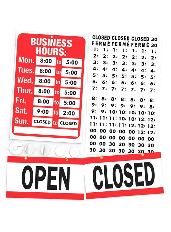 Business Hours Signs in Office Signs