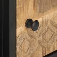 thumbnail image 5 of vidaXL TV Cabinet with Carved Door 90x30x40 cm Rough Mango Wood, 5 of 5