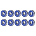 thumbnail image 1 of Kuymtek 10pcs 608rs ABEC-9 Cojinete bolas Scooter Cojinetes profunda en miniatura (Azul), 1 of 7