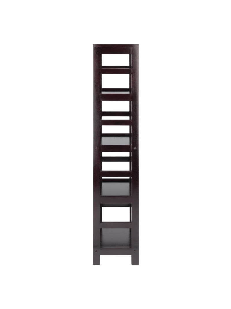 Winsome Wood Capri 5-Pc Storage Set, 4-Section Narrow Shelf & 4